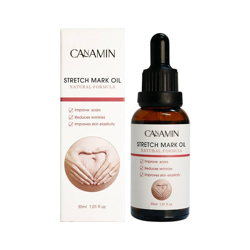 CANAMIN Stretch Mark Oil 30ml | Natural Belly Oil for Pregnancy