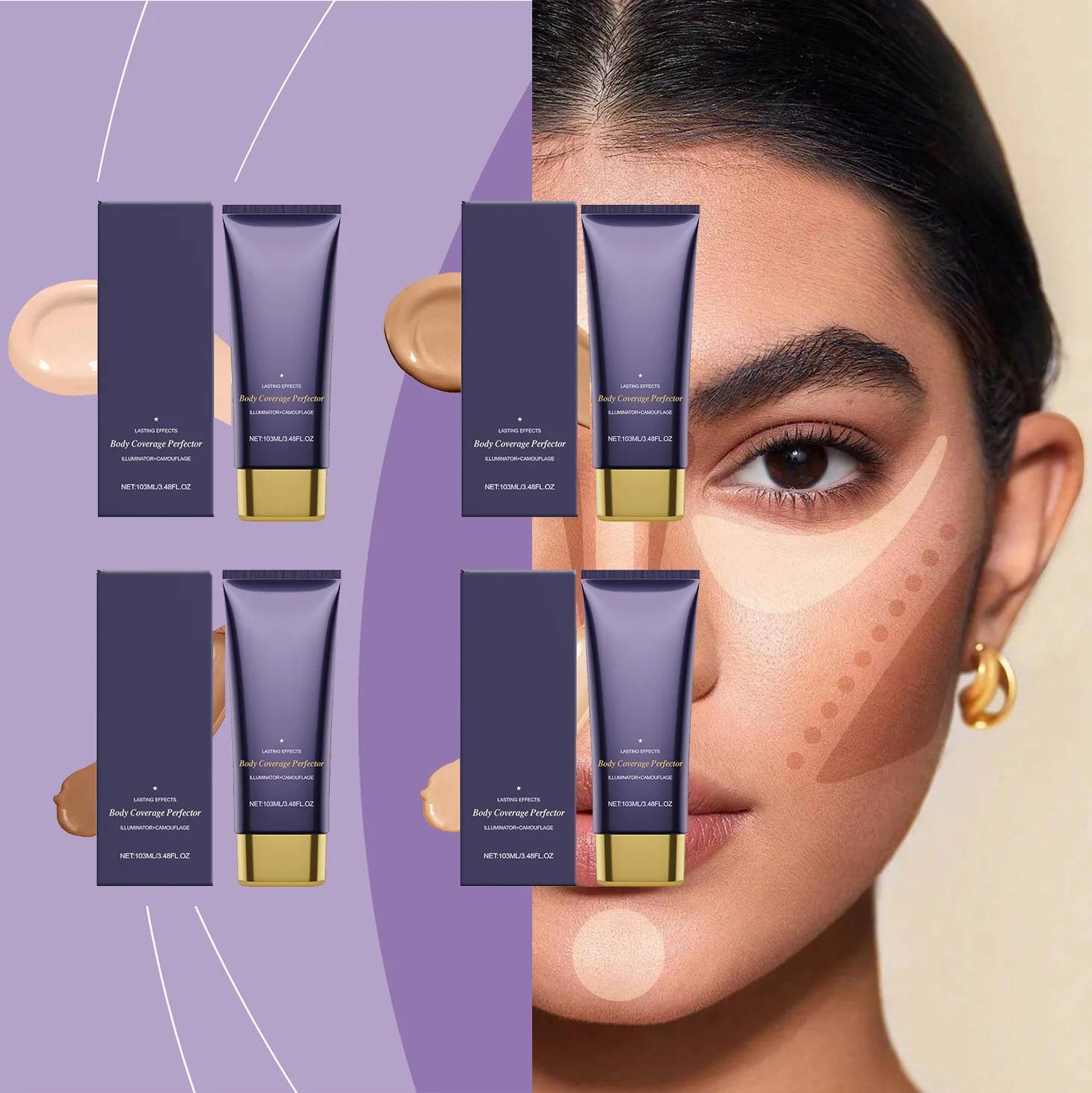Wholesale Body Makeup | Private Label Concealer, 103 ml