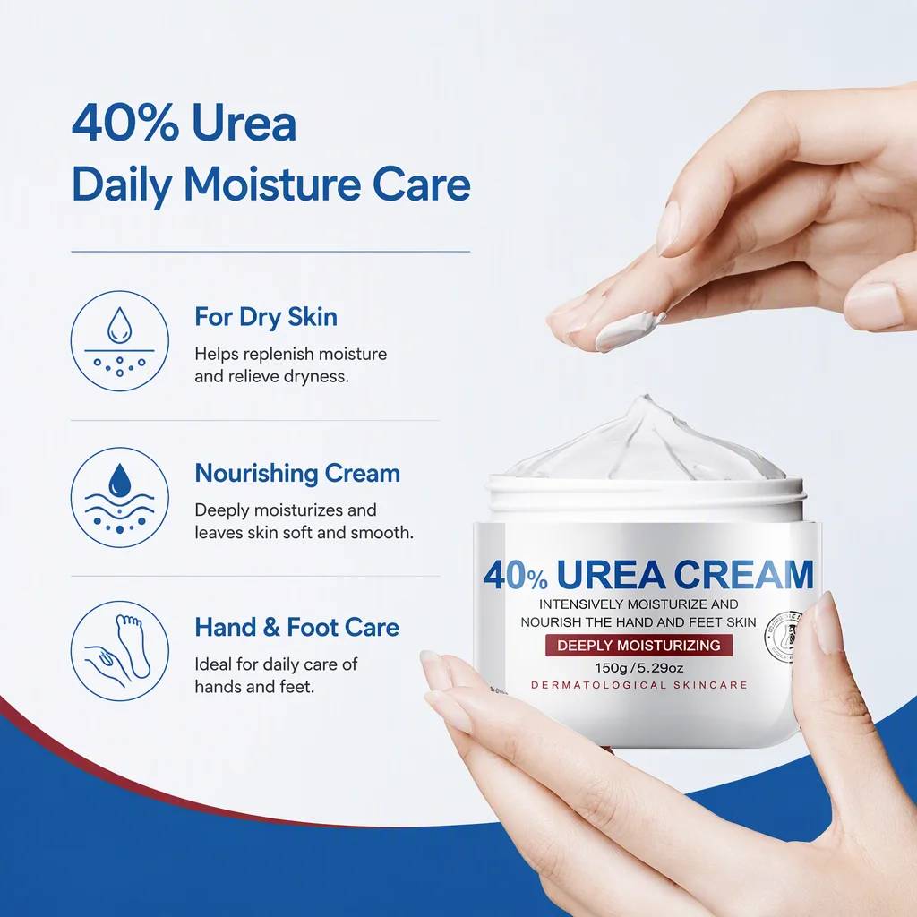 40% Urea Cream for Dry, Cracked Feet & Hands – 150 g