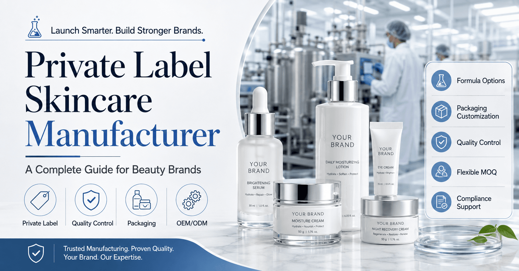 Private Label Skincare Manufacturer: A Complete Guide for Beauty Brands